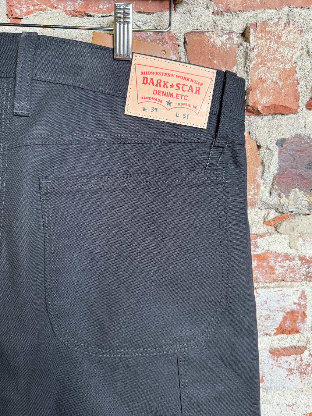 12oz Black Duck Canvas Double Knee Work Pants 34 x 31