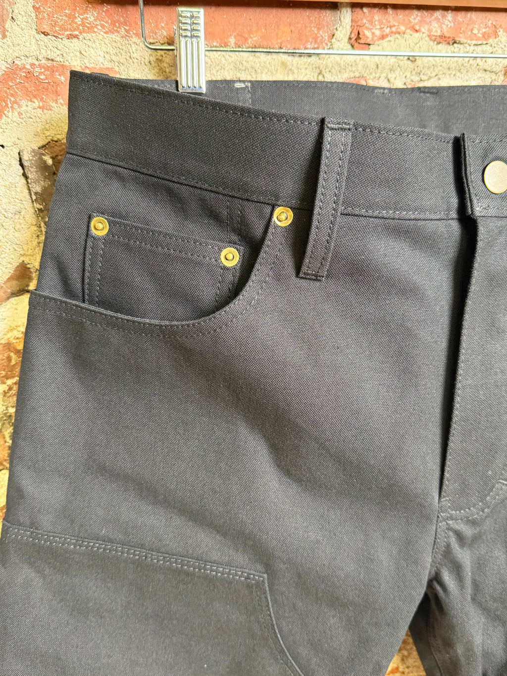 12oz Black Duck Canvas Double Knee Work Pants 34 x 31