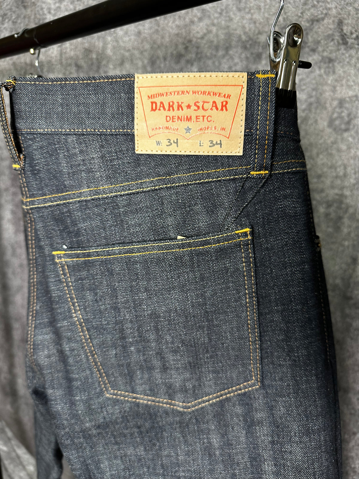 15oz Slubby Indigo Jeans 34 x 34
