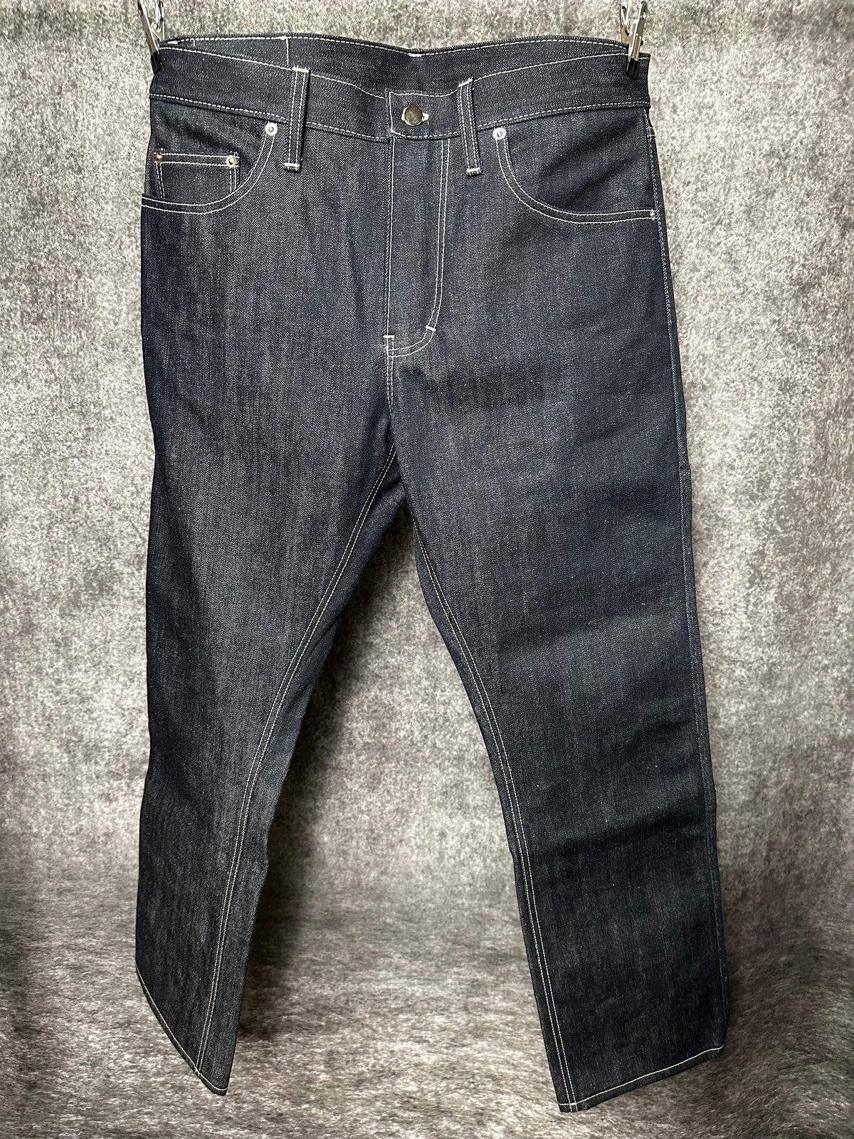 14oz Indigo White Weft Selvedge Denim 34 x 32