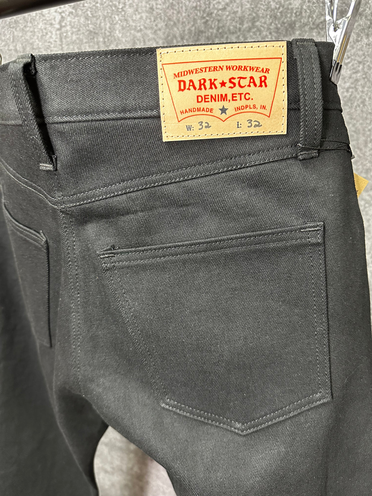 12oz Black/ Black Japanese Denim Jeans 32 x 32