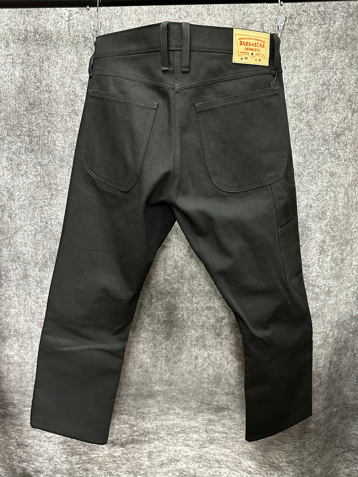 12oz Black Duck Canvas Double Knee Work Pants 34 x 30