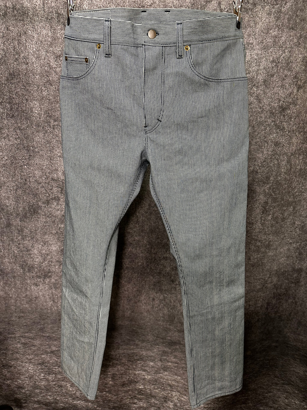 11oz Hickory Stripe Japanese Denim 32 x 32