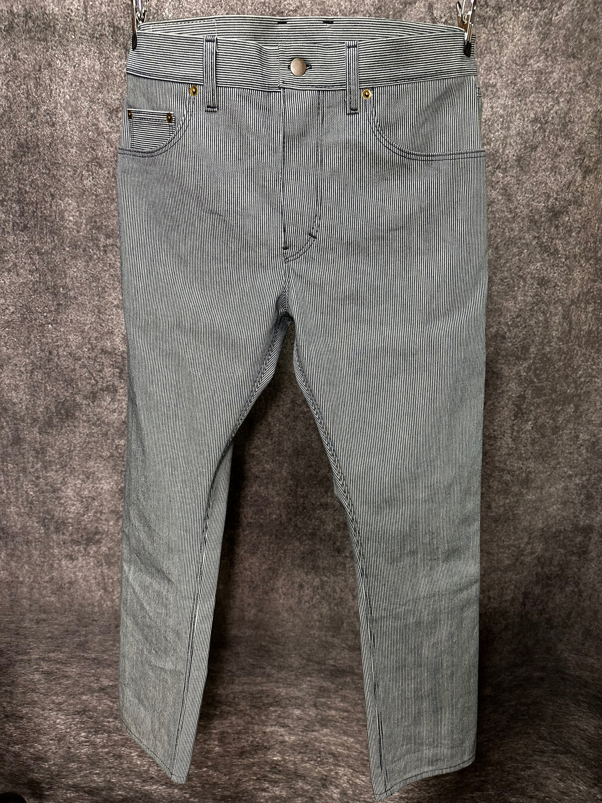 11oz Hickory Stripe Japanese Denim 32 x 32