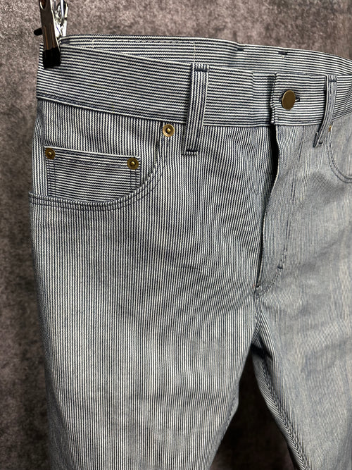 11oz Hickory Stripe Japanese Denim 32 x 32