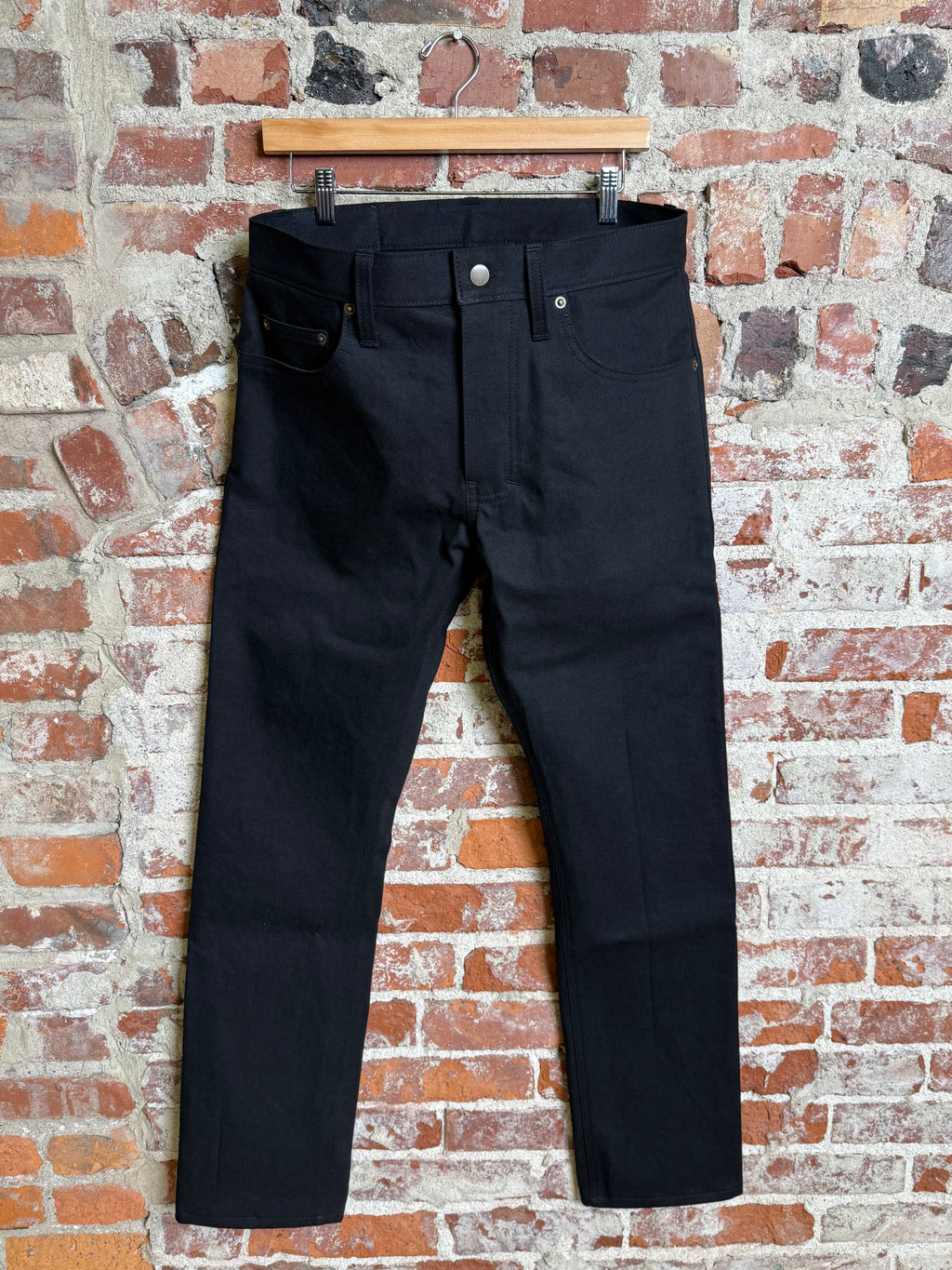 12oz Black/ Black Japanese Denim Jeans 32 x 32