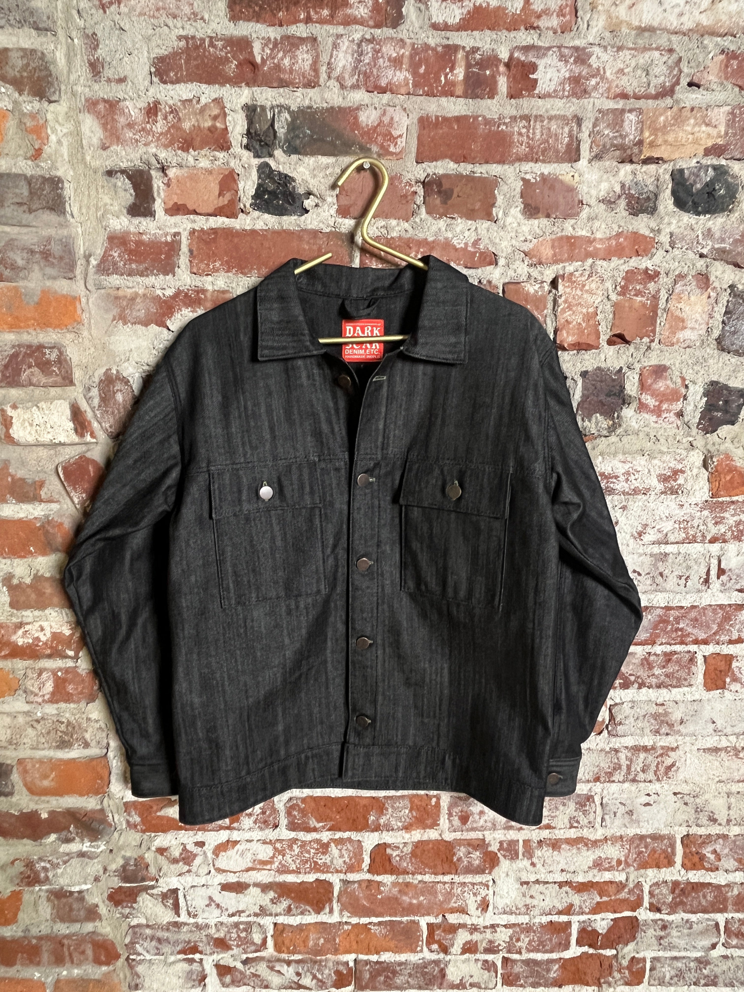 12oz Black Denim Work Jacket (S)