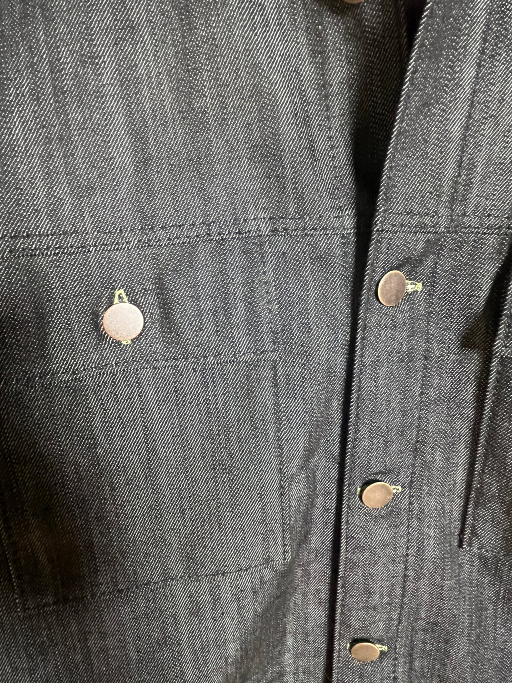 12oz Black Denim Work Jacket (S)