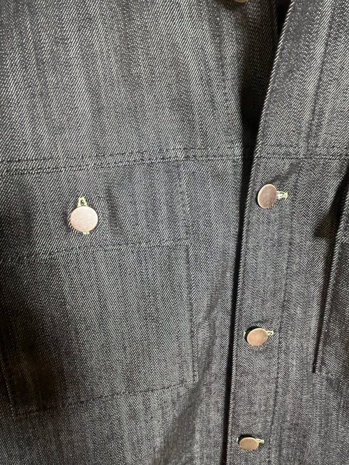 12oz Black Denim Work Jacket (S)