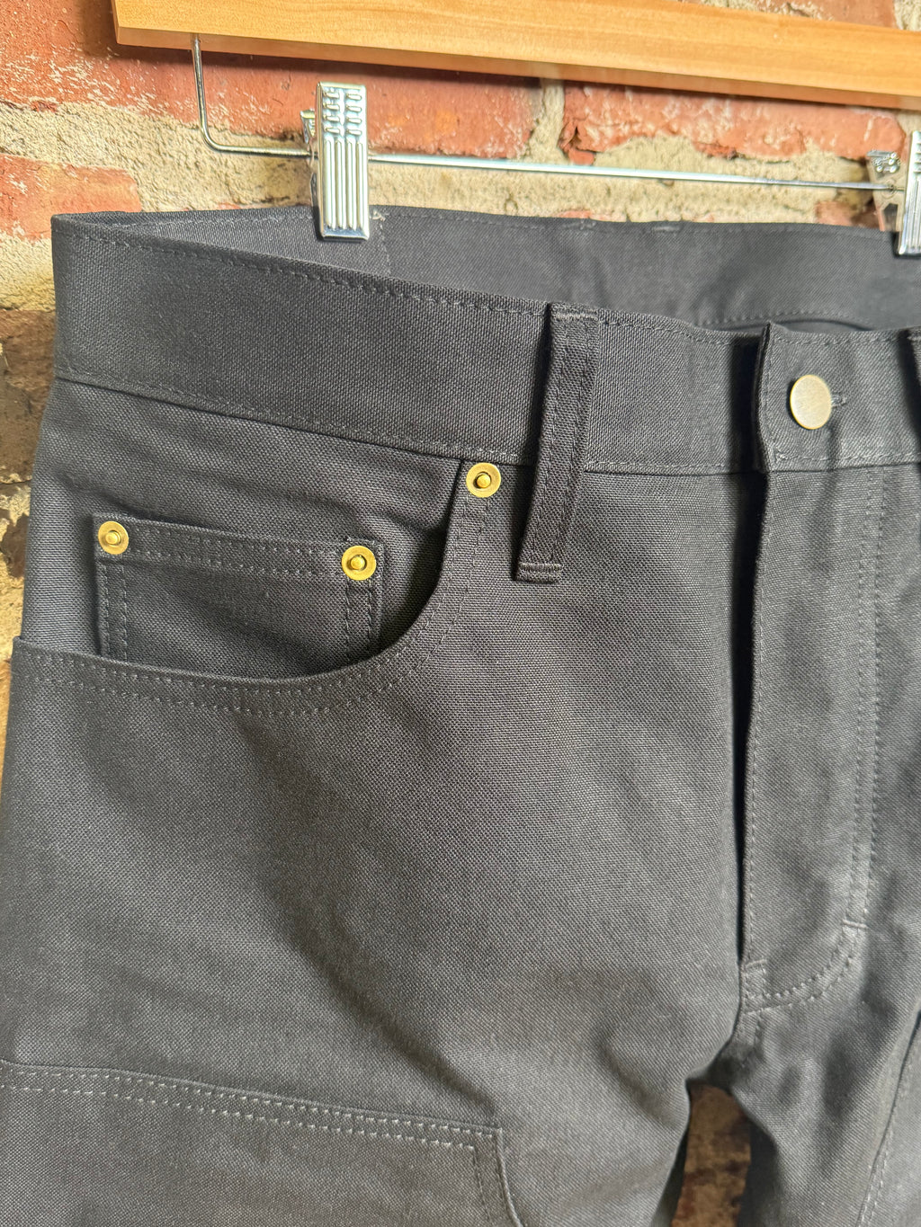 12oz Black Duck Canvas Double Knee Work Pants 32 x 32