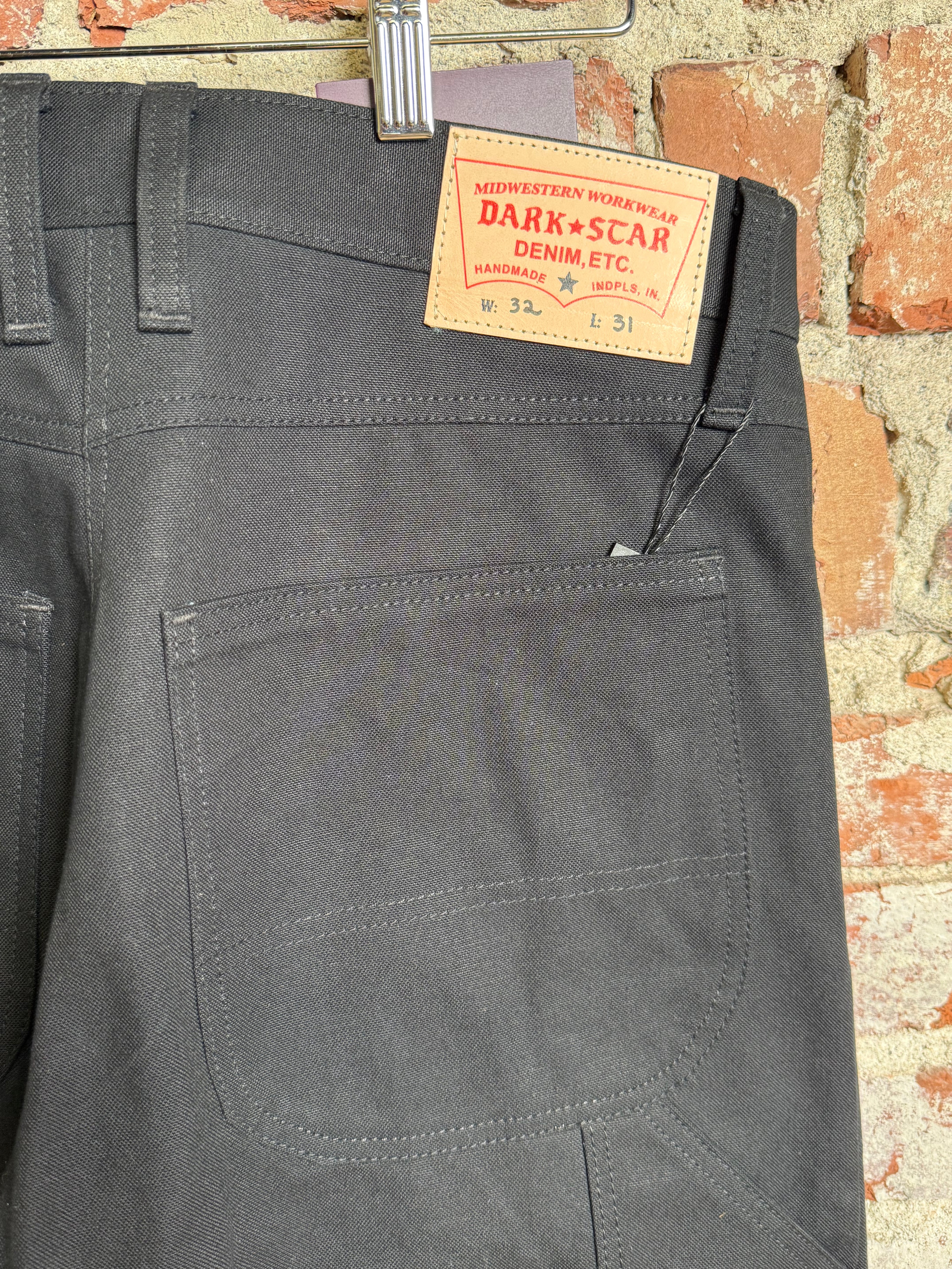 12oz Black Duck Canvas Double Knee Work Pants 32 x 32