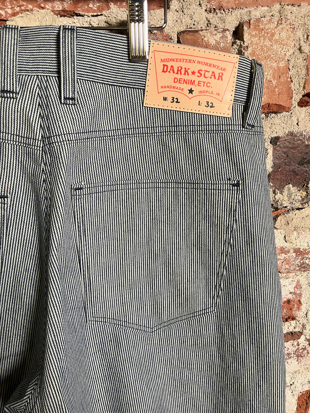 11oz Hickory Stripe Japanese Denim 32 x 32