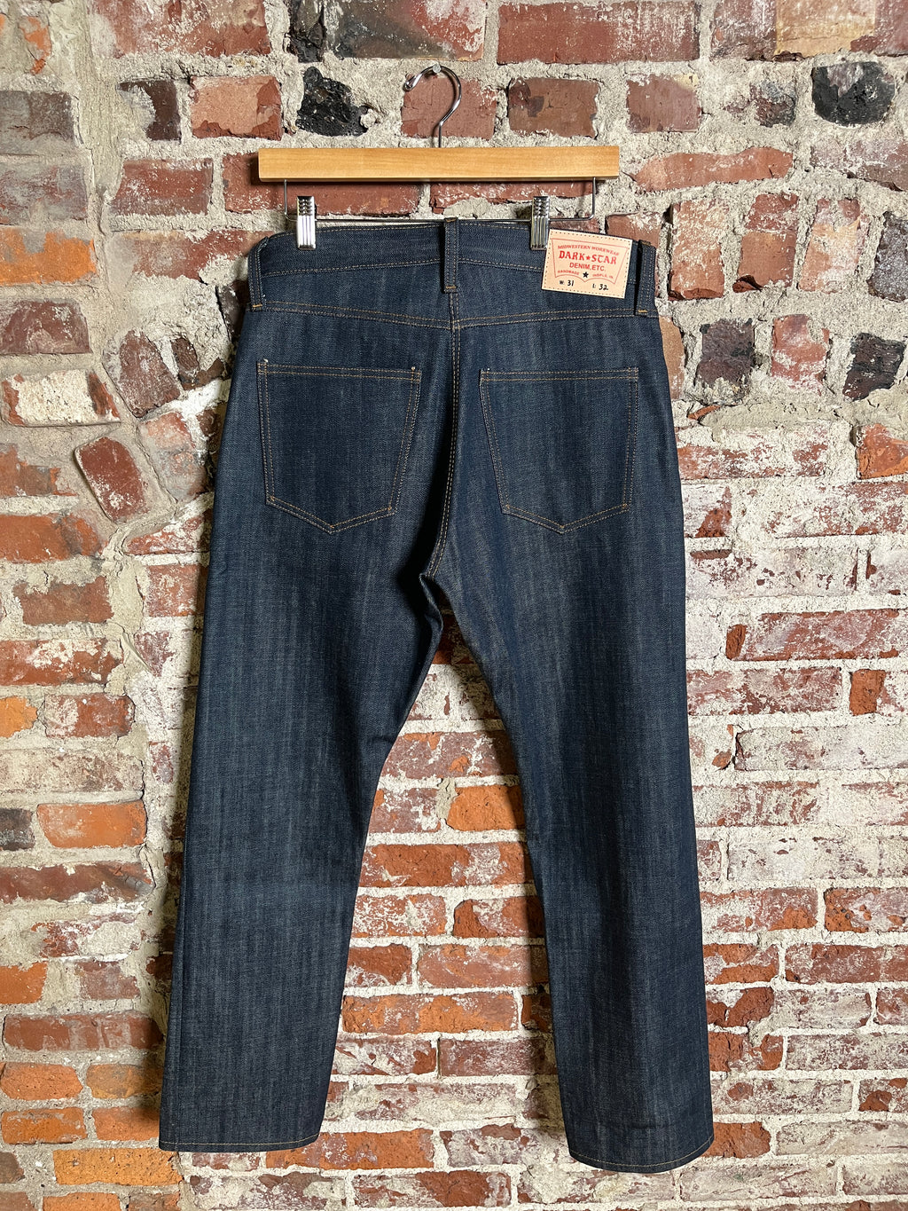 14oz Indigo Selvedge with Button Fly 31 x 32