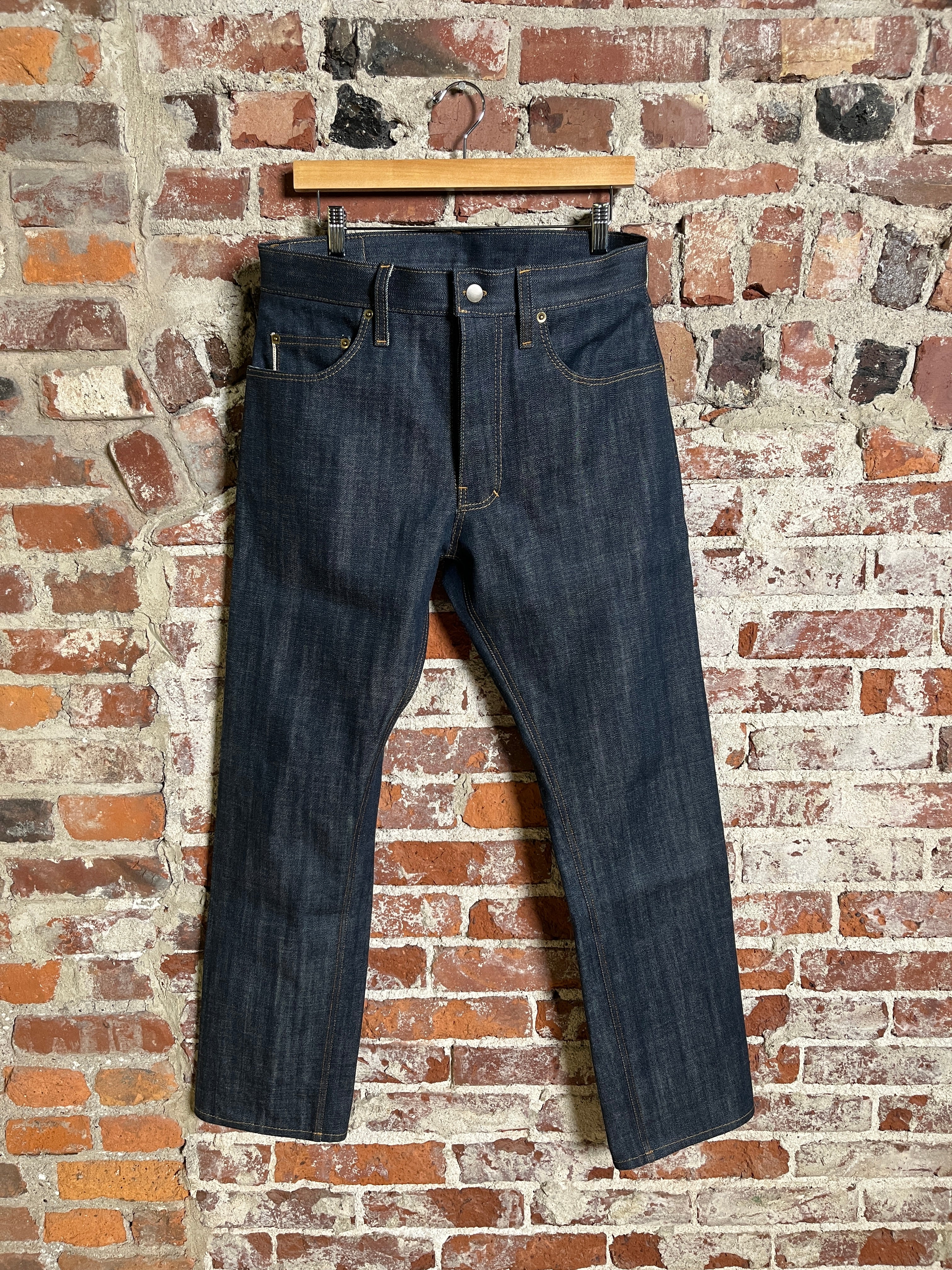 14oz Indigo Selvedge with Button Fly 31 x 32