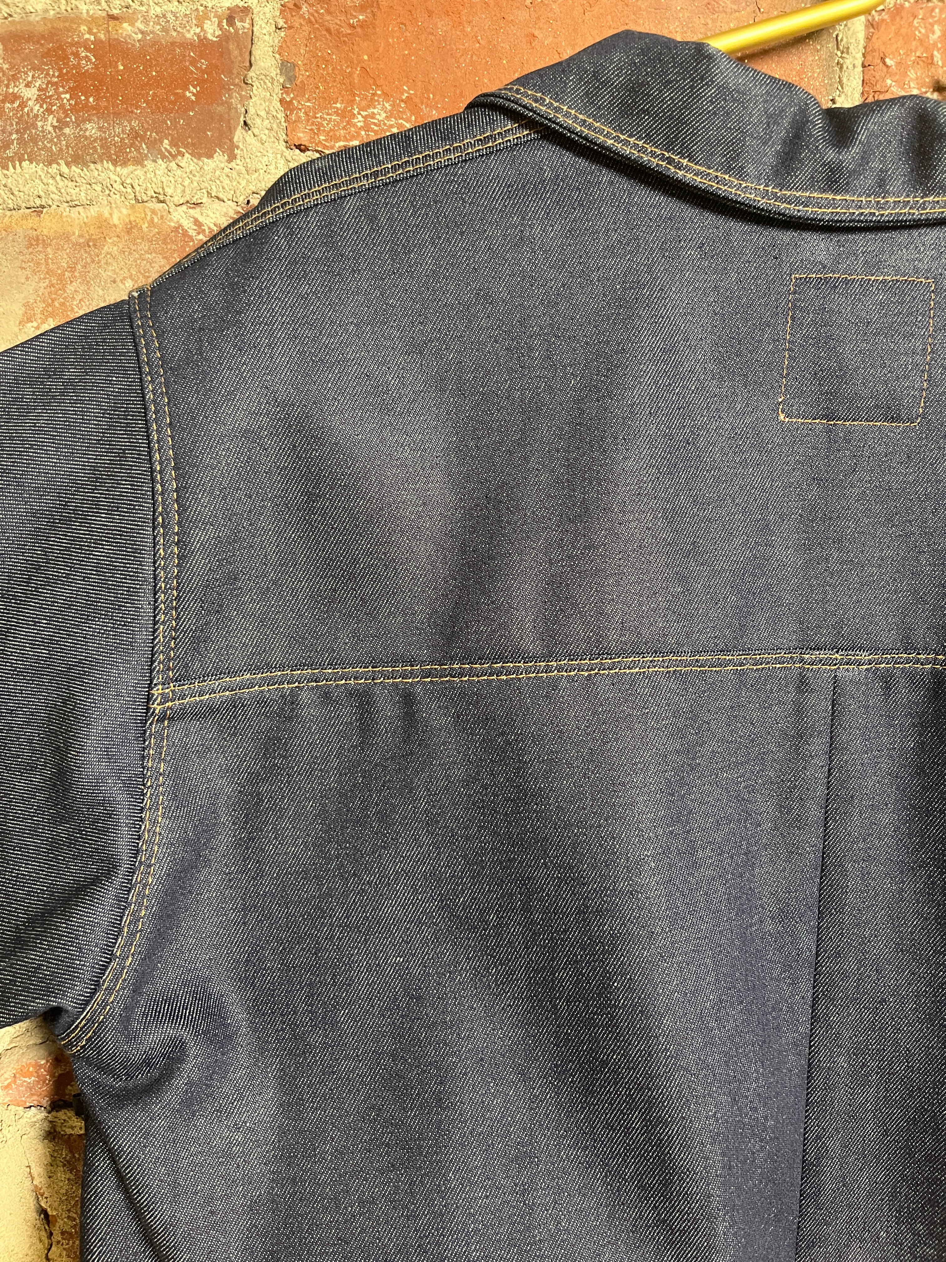 12oz Indigo Denim Work Jacket (L)