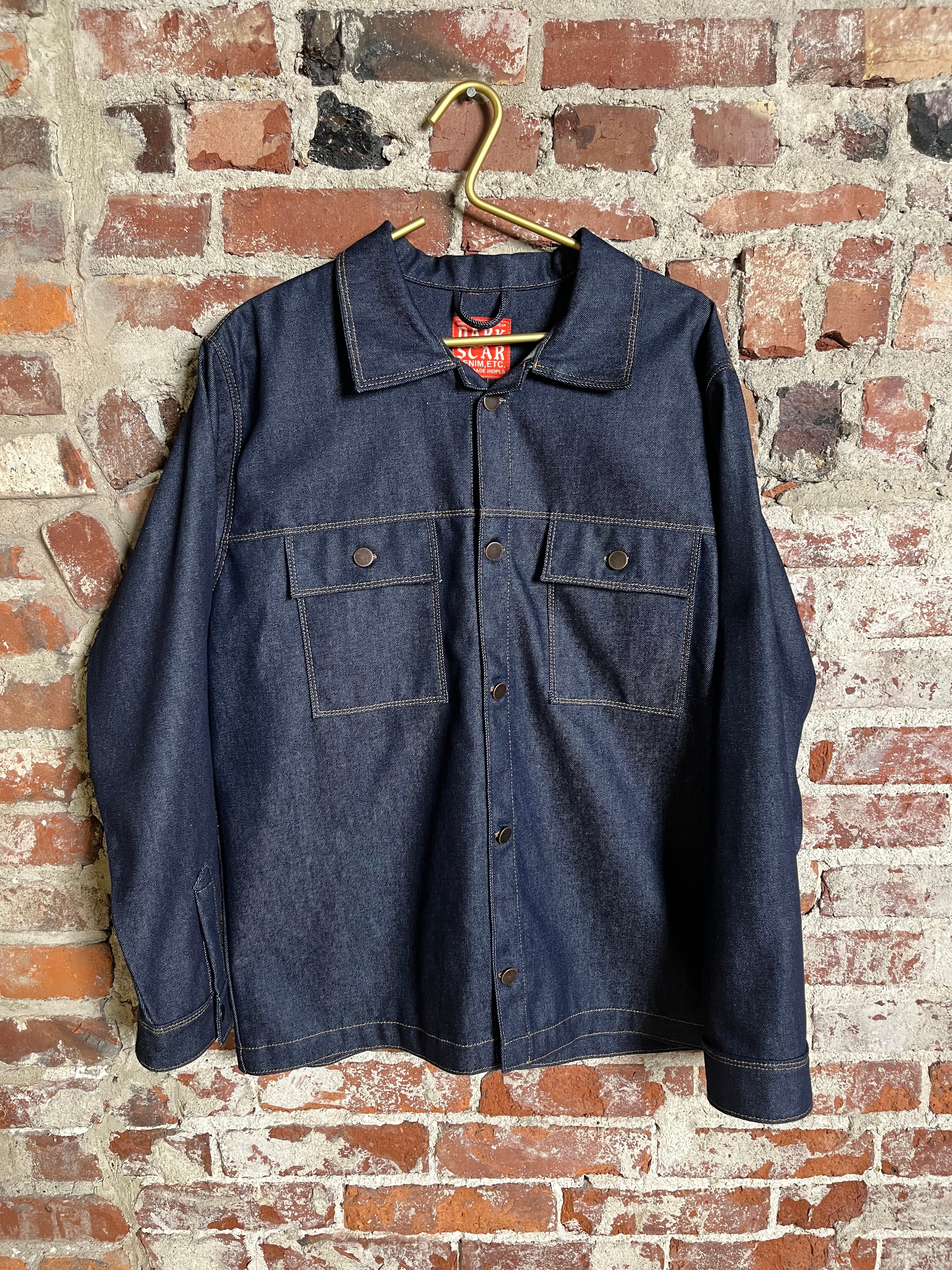 12oz Indigo Denim Work Jacket (L)