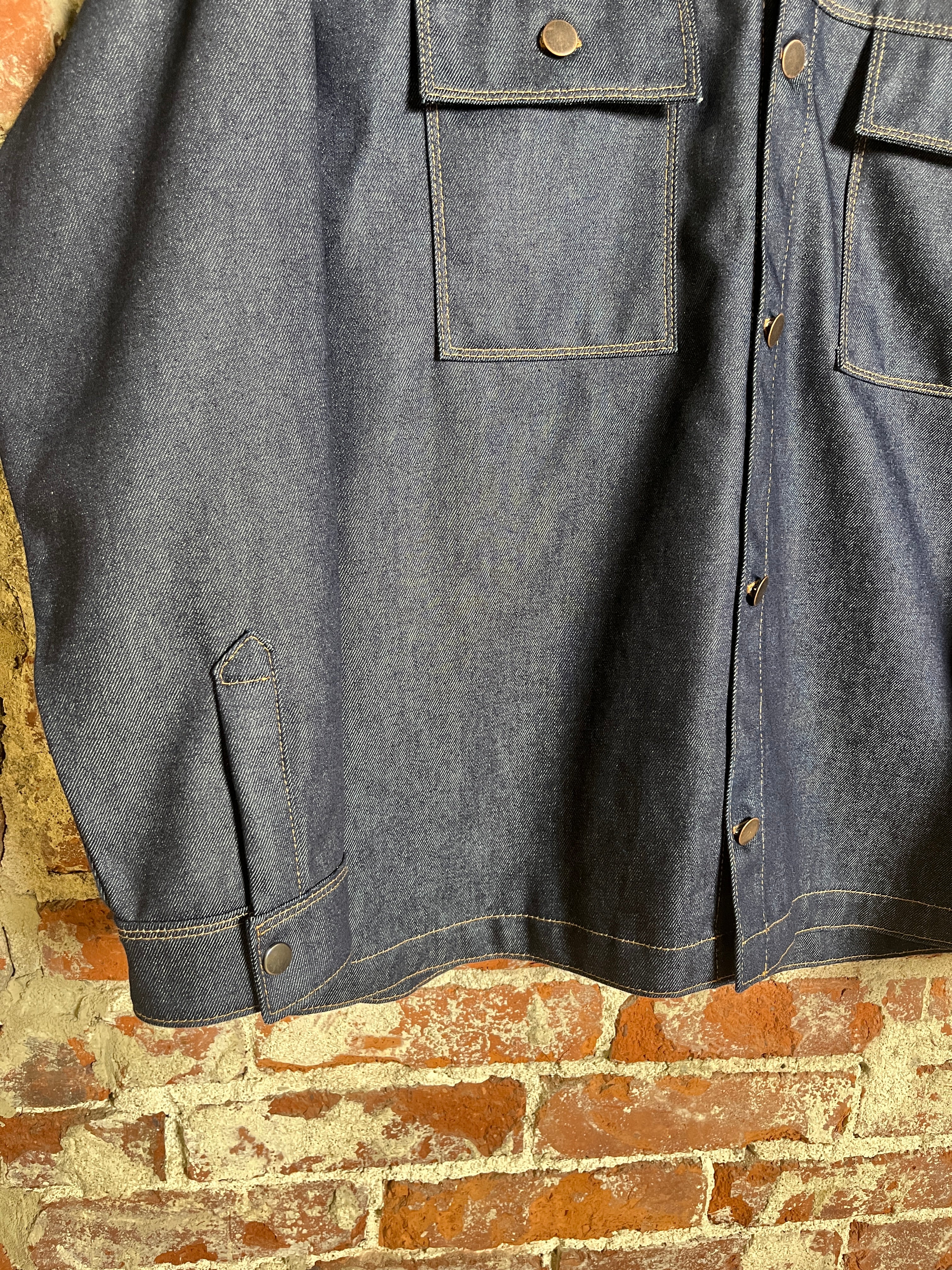 12oz Indigo Denim Work Jacket (L)