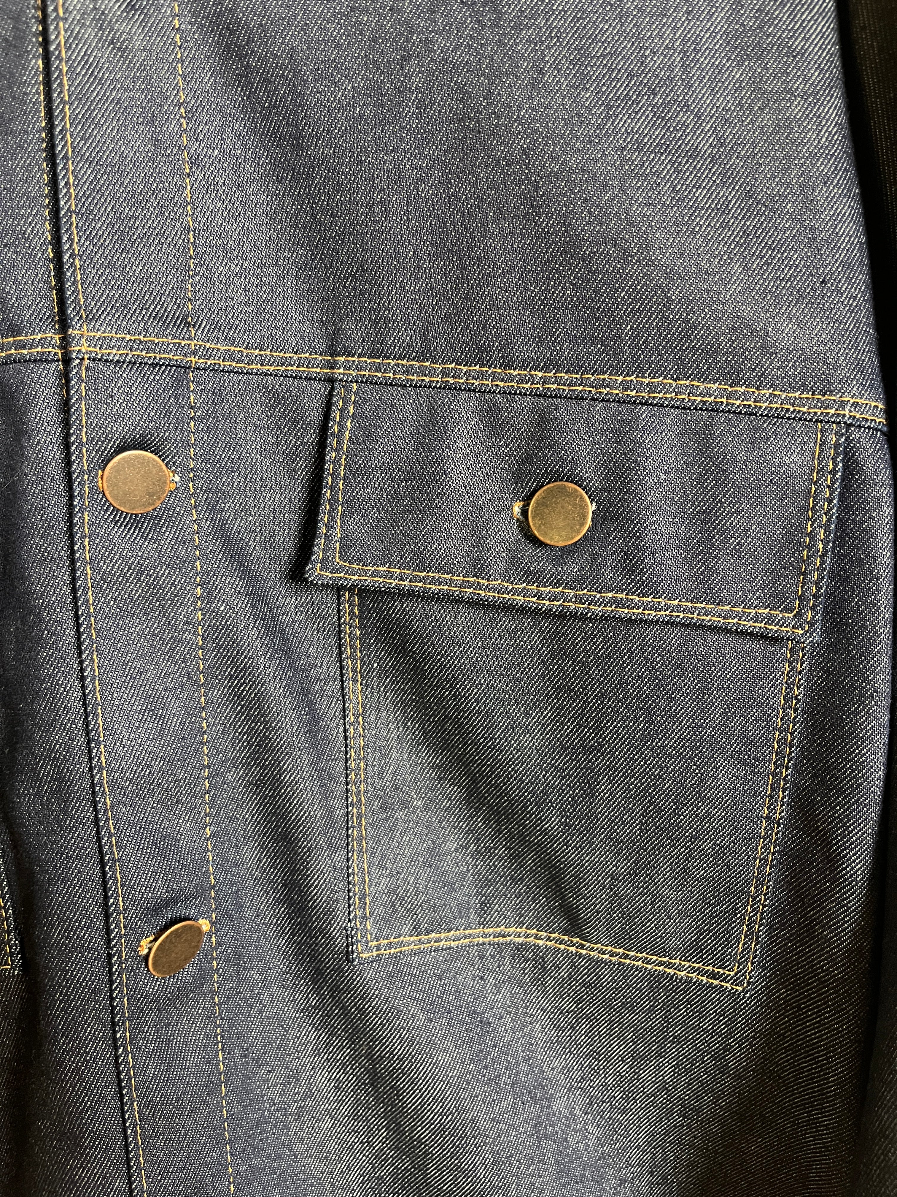 12oz Indigo Denim Work Jacket (L)