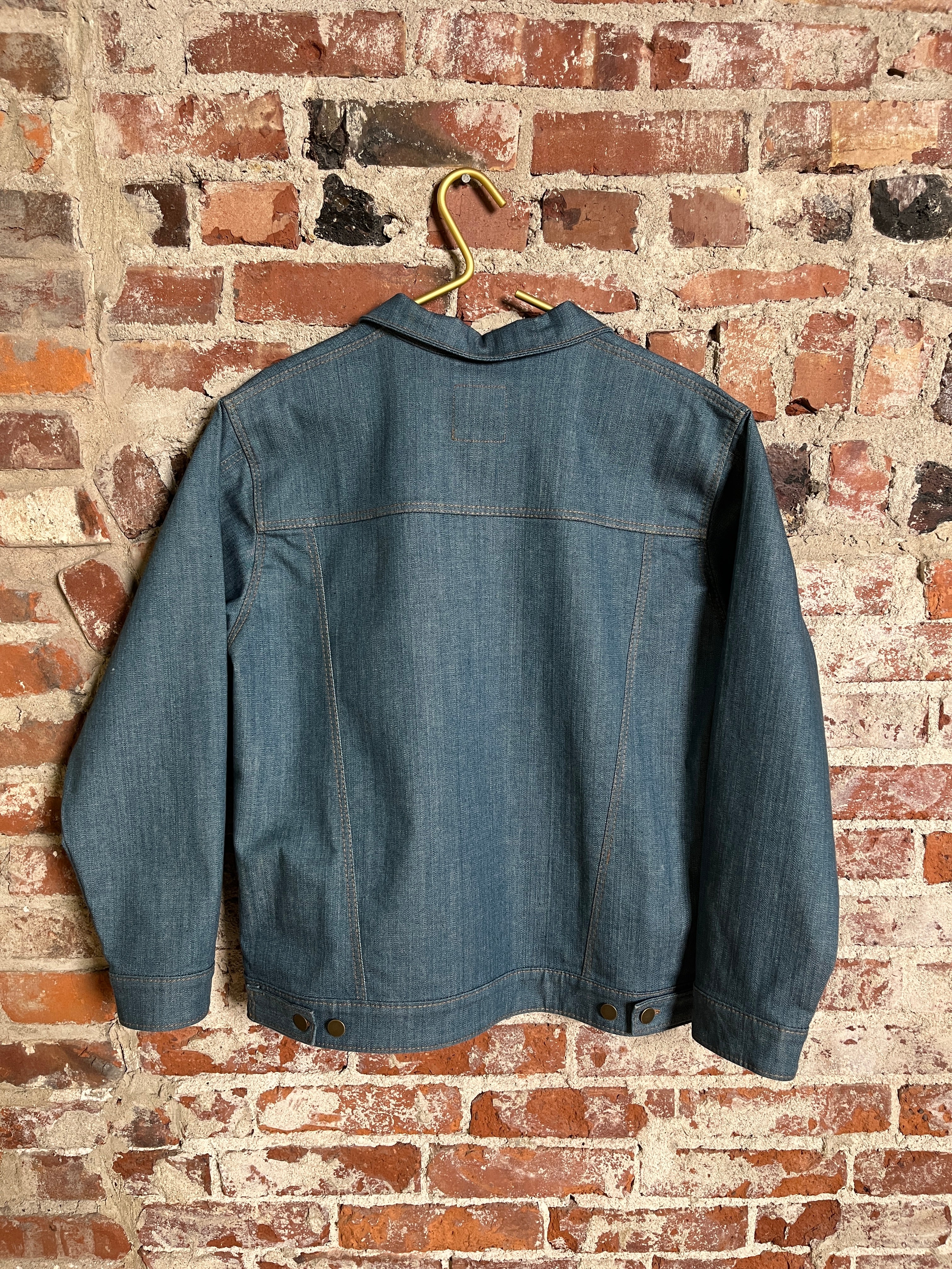 12oz Light Indigo Japanese Denim Trucker Jacket (M)