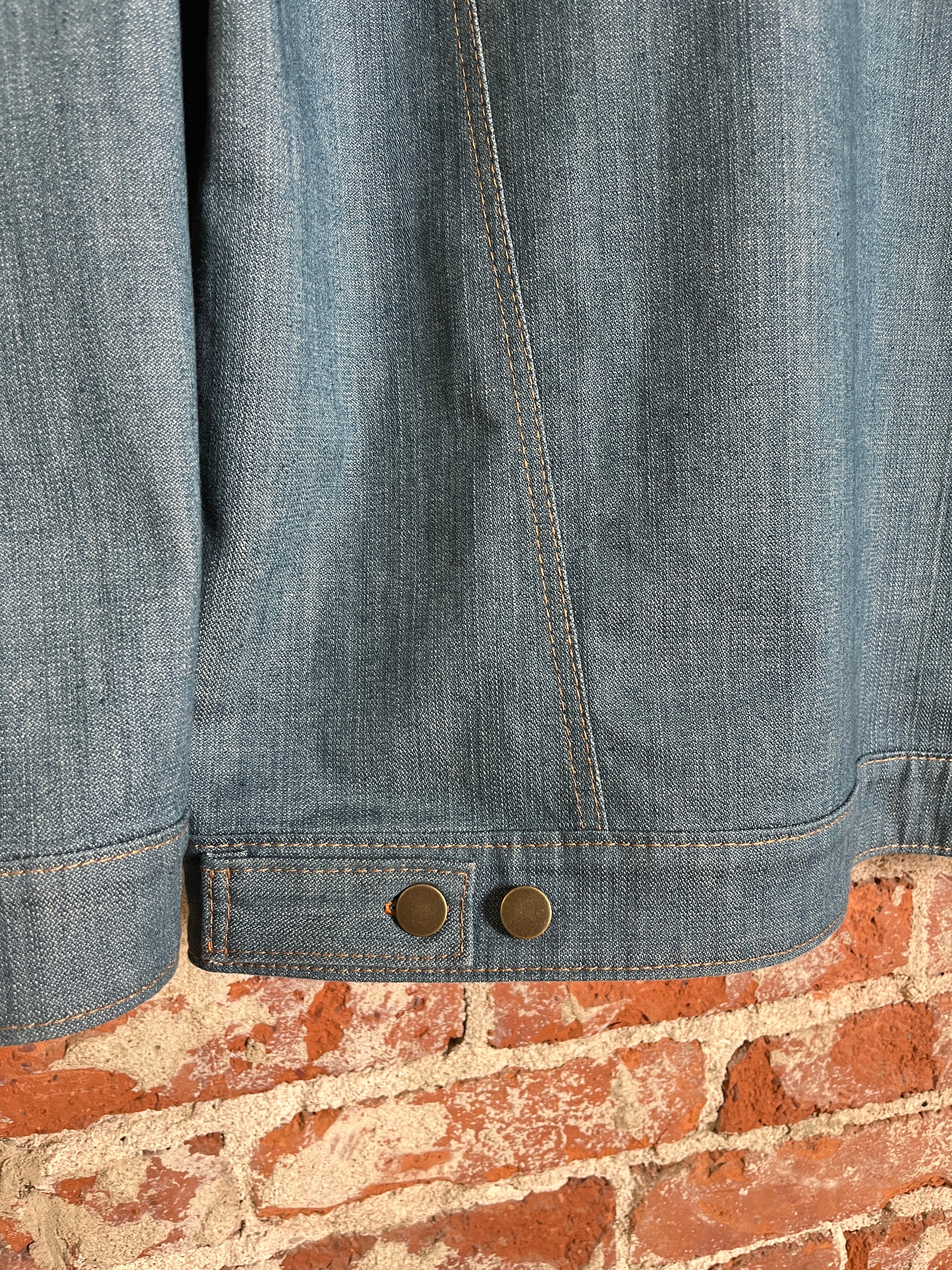 12oz Light Indigo Japanese Denim Trucker Jacket (M)