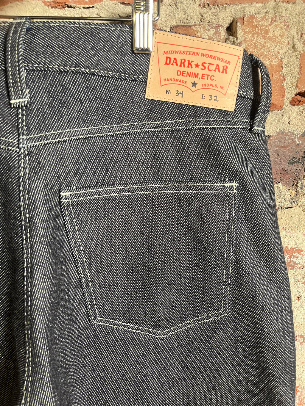 17oz Indigo Thick Weft Selvedge 34 x 32