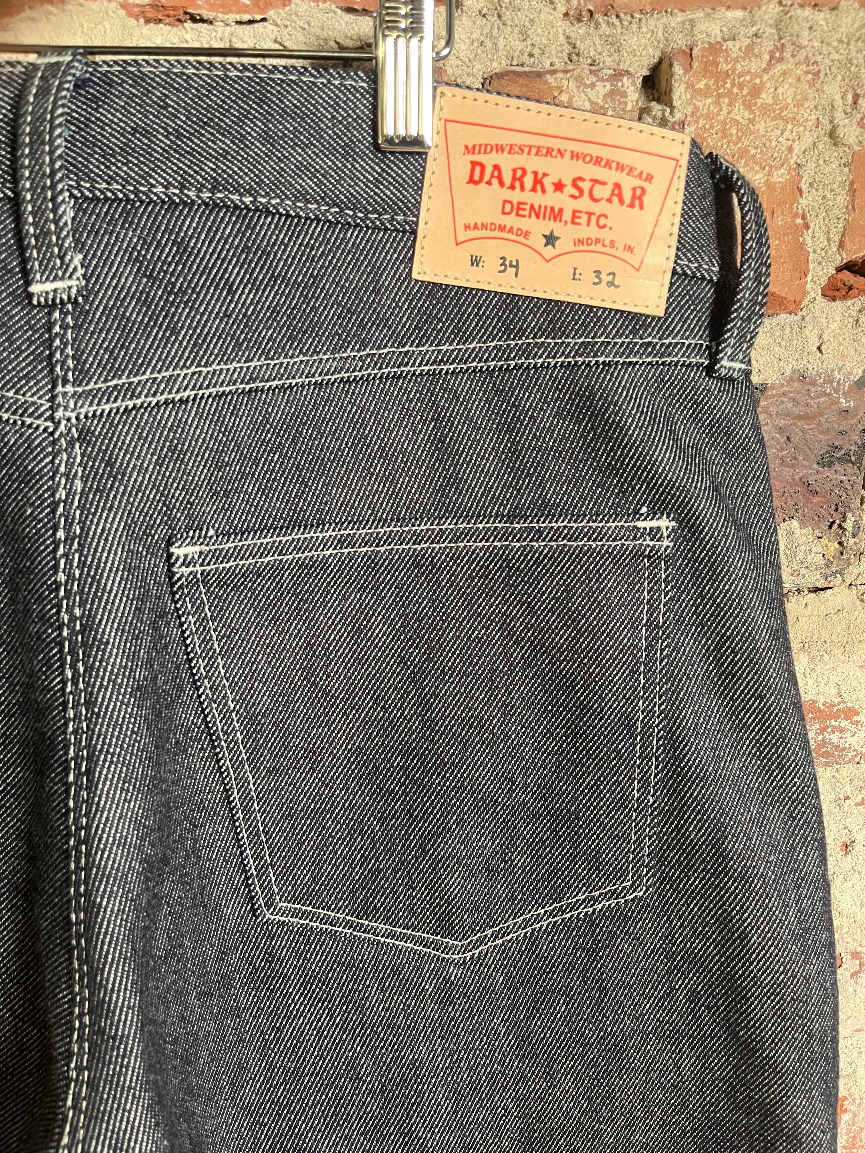 17oz Indigo Thick Weft Selvedge 34 x 32